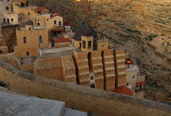 Global Family Chat additional slides.021.jpg - Marsaba Monastery has had Greek Orthodox monks in residence continuously since 600 AD.